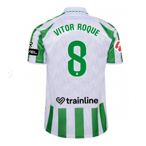 Fotballdrakt Herre Real Betis Vitor Roque #8 Hjemmedrakt 2024-25 Kortermet